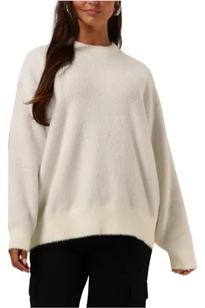 Refined Department Truien, Dames, Wit, M, Witte Neva Trui voor Vrouwen