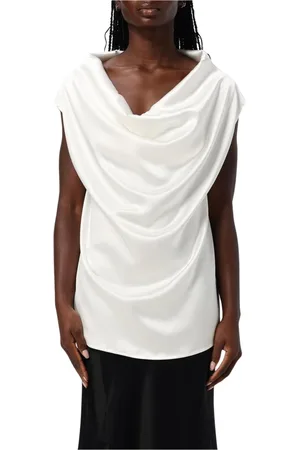 Kiton Blouses & Shirts, Dames, Wit, S, Witte Zijden Blouse