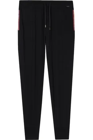 Paul Smith Broeken, Heren, Zwart, L, Katoen, Comfortabele zwarte loungebroek met multicolor trekkoord