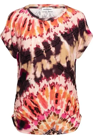 &Co Woman Blouses & Shirts, Dames, Veelkleurig, M, Tie-Dye Mouwloze Top Vineeta