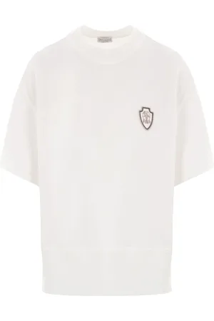 Brunello Cucinelli Tops, Dames, Wit, S, T-shirt