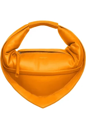 Federico Cina Tassen, Dames, Oranje, ONE Size, Oranje Tortellino Tas