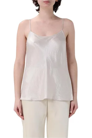 Vince Tops, Dames, , L, Champagne Zijden Cami Top