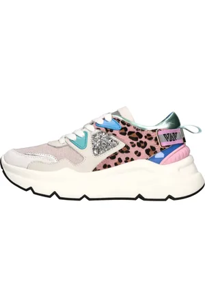 Emanuélle vee Schoenen, Dames, Veelkleurig, 36 EU, Leer, Sneakers Multi Colour