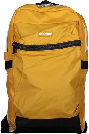K-Way Tassen, Dames, Geel, ONE Size, Nylon, Gele Nylon Rugzak voor Vrouwen