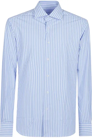Orian Overhemden, Heren, Blauw, XL, Langemouw Slim FIT Hemd