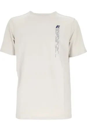 K-Way Tops, Heren, , M, Katoen, Korte mouw Digital Rain Jersey T-shirt