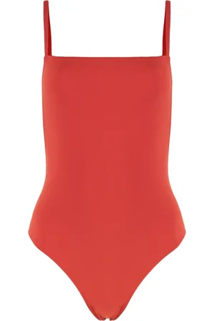 Lido Badkleding, Dames, Rood, L, Vierkante hals One-Piece badpak
