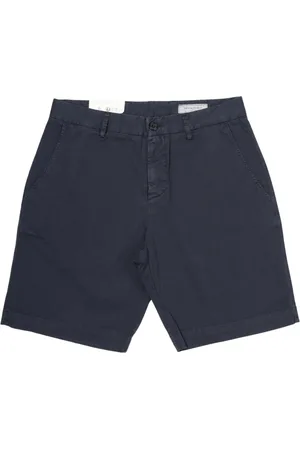 BROOKSFIELD Korte broeken, Heren, Blauw, S, Katoen, Katoenen Bermuda Shorts met Regular Fit