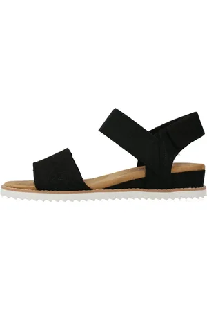 Skechers Schoenen, Dames, Zwart, 37 EU, Desert Kiss Wedges
