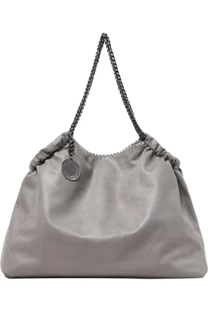 Stella McCartney Tassen, Dames, Grijs, ONE Size, Grijze Shaggy Deer Tote Tas