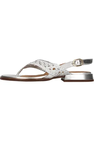 Chie Mihara Schoenen, Dames, Grijs, 37 EU, Platte schoenen Zilver