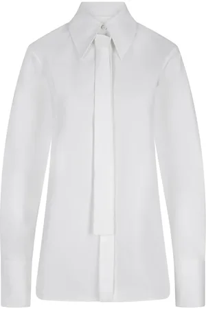 Jil Sander Blouses & Shirts, Dames, Wit, M, Katoen, Witte Katoenen Shirt voor Vrouwen