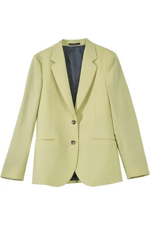 Paul Smith Jassen, Dames, Groen, XS, Wol, Acid Maatwerk Wollen Jas