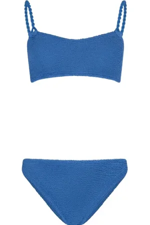 Hunza G Badkleding, Dames, Blauw, ONE Size, Blauwe Zee Kleding voor Zomer