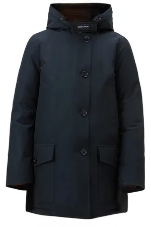 Woolrich Jassen, Dames, Blauw, L, Afneembare Arctische Jas