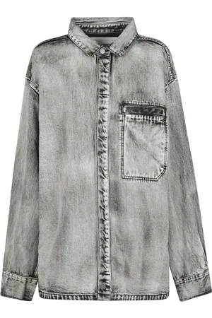 Entire Studios Overhemden, Heren, Zwart, M, Katoen, Herculean Casual Overhemd