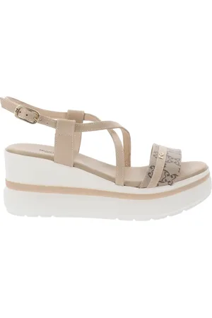 Nero Giardini Schoenen, Dames, Veelkleurig, 39 EU, Leer, Leren Damessandalen Stijlvol en Comfortabel