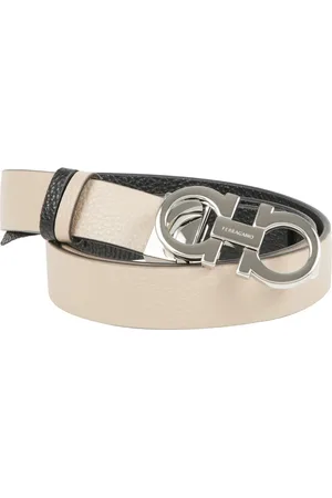 Salvatore Ferragamo Accessoires, Dames, , 95 CM, Omkeerbare Verstelbare Riem met Gancini Gesp