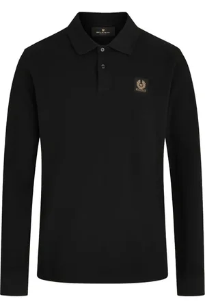 Belstaff Tops, Heren, Zwart, M, Klassieke Polos voor Dagelijks Gebruik