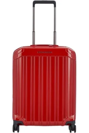 Piquadro Koffers, unisex, Rood, ONE Size, Trolley Ultra Slim Vier -Weemed Bv 4425Pql