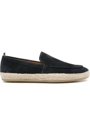 Officine creative Schoenen, Heren, Blauw, 43 EU, Suede Espadrilles in Bowl-stijl