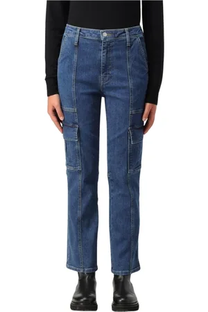 Simkhai Jeans, Dames, Blauw, W28, Denim, Cargo Jeans voor vrouwen