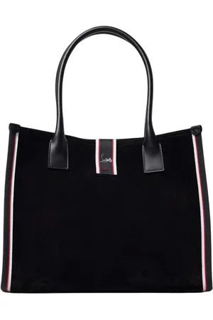 Christian Louboutin Tassen, Heren, Zwart, ONE Size, Luxe leren tas met stud-details