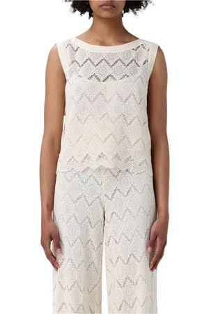 Twin-Set Tops, Dames, , M, Kant Top en Broek Set