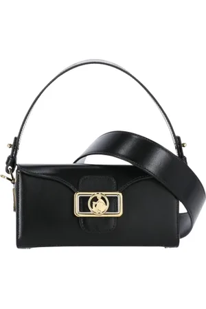 Lanvin Tassen, Dames, Zwart, ONE Size, Elegante Zwarte Crossbody Schoudertas