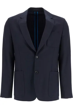 Paul Smith Jassen, Heren, Blauw, L, Stijlvolle jas voor mannen en vrouwen