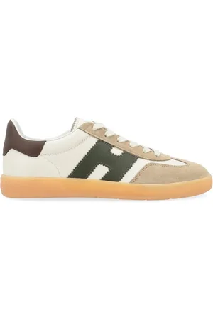 Hogan Schoenen, Heren, Veelkleurig, 44 EU, Leer, Ivory Suede Sneaker Cool Model
