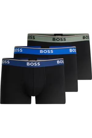 HUGO BOSS Ondergoed, Heren, Zwart, XL, Mannen Trunk Ondergoed Pak van 3