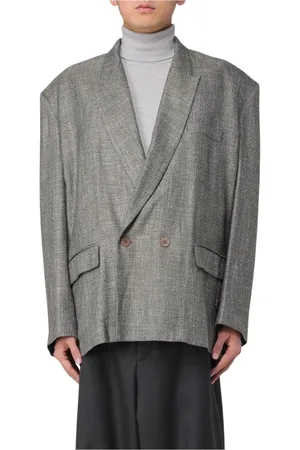 MAGLIANO Jassen, Heren, Grijs, M, Klassieke Grijze Blazer