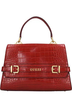 Guess Tassen, Dames, Rood, ONE Size, Leer, Tassen.. Rood