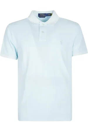 Ralph Lauren Tops, Heren, Blauw, S, Klassieke Polo Shirt