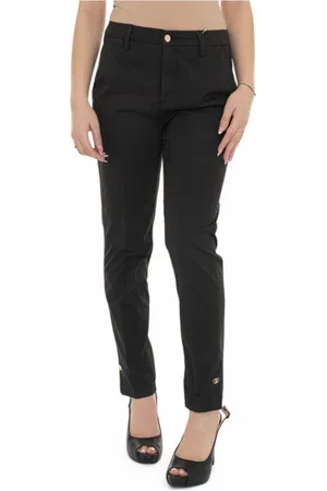 Liu Jo Broeken, Dames, Zwart, W25, Stijlvolle Broek voor Vrouwen