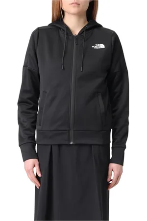 The North Face Sweatshirts & Hoodies, Dames, Zwart, S, Zwarte Fleece Pullover Sweater