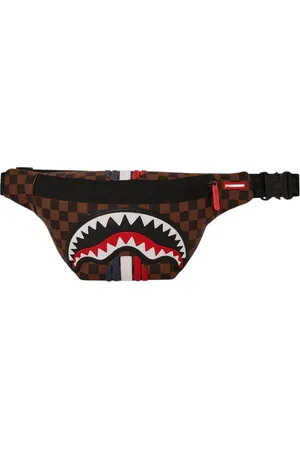 Sprayground Tassen, Heren, Bruin, ONE Size, Leer, Bruine Franse Machine Heuptas