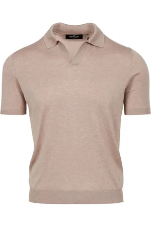 Gran Sasso Truien, Heren, , 2Xl, Zijden V-hals T-shirts en Polos