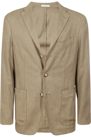 Boglioli Jassen, Heren, Bruin, XS, Katoen, Bruine Katoenen Jas voor Stijlvolle Looks