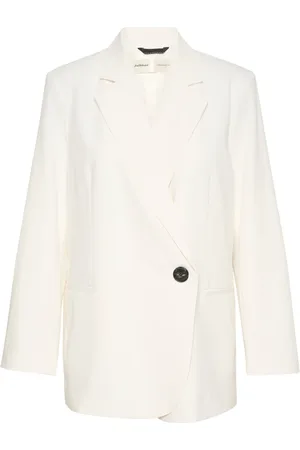 INWEAR Jassen, Dames, Wit, 2Xs, Witte Blazer Jas Whisper Stijl