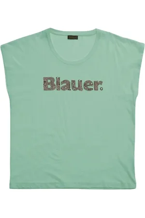 Blauer Tops, Dames, Groen, S, Turquoise Mouwloze Top - Myrtle