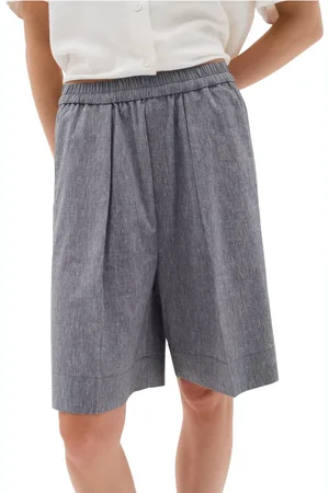 INWEAR Korte broeken, Dames, Grijs, XS, Polyester, Zwart Melange Shorts & Knickers
