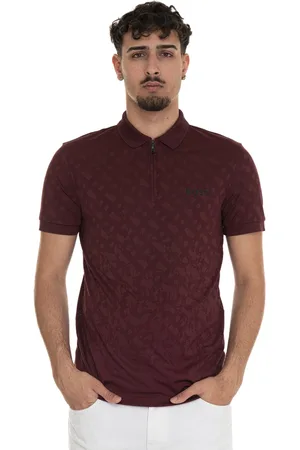 HUGO BOSS Tops, Heren, Rood, M, Klassieke Polo Shirt voor Mannen
