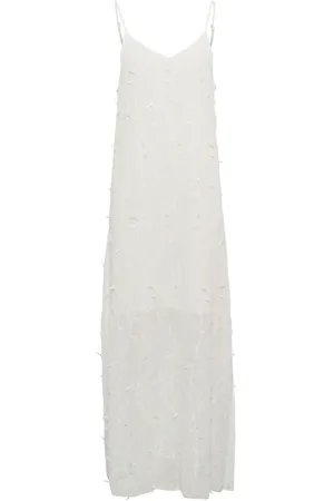 Karen by Simonsen Kleedjes, Dames, Wit, 3Xl, Polyester, Elegante Bright Jurk