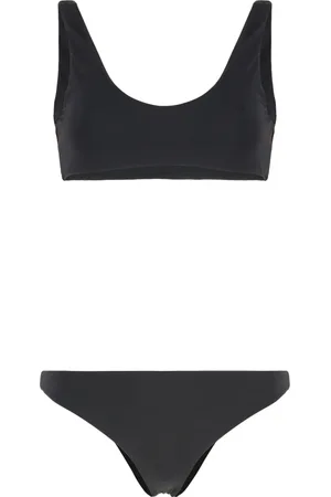 Lido Badkleding, Dames, Zwart, S, Knoop Bandeau Bikini