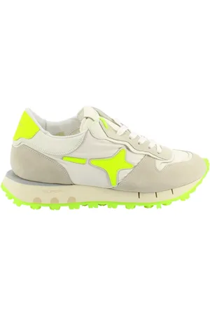 Ama Brand Schoenen, Heren, Veelkleurig, 43 EU, Gele Sneakers Mod. 4152