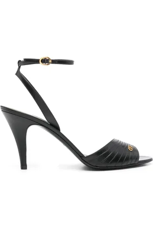 VALENTINO GARAVANI Schoenen, Dames, Zwart, 39 EU, Zwarte Sandalen voor Vrouwen