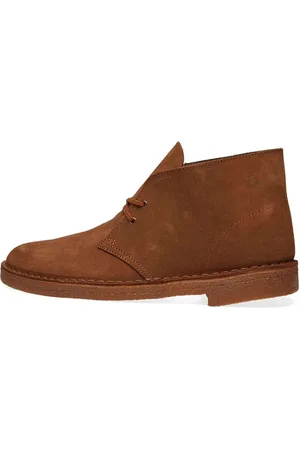 Clarks Schoenen, Heren, Bruin, 43 EU, Suède, Woestijnlaars in Cola Suède